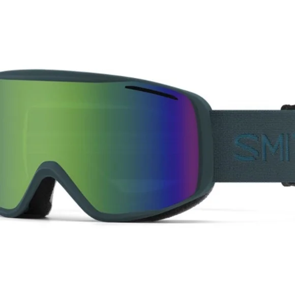 Smith Rally Snow Goggles - Pacific Green Sol-X Mirror - Small Fit - NEW! - Picture 6 of 6